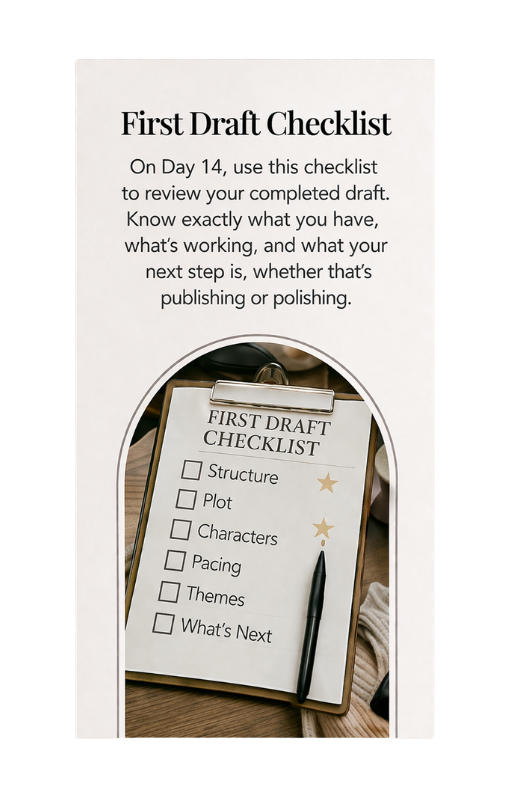 First Draft Checklist
